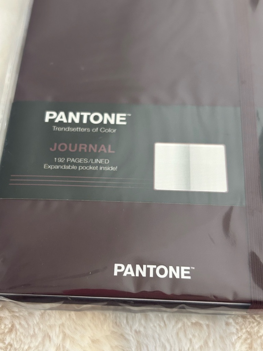 PANTONE Plum Journal - Lined Notebook in Deep Plum